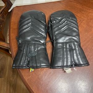 Vintage Kombi Genuine Leather Winter Mittens xl